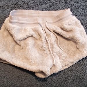 Fuzzy lounge shorts